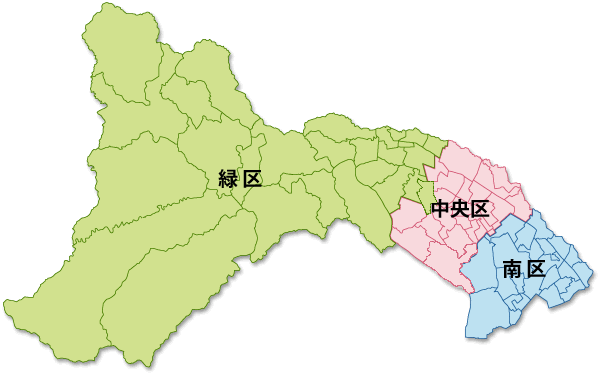 相模原市全図