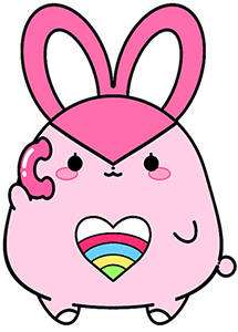 マスコットキャラクターさがみみちゃんイラスト