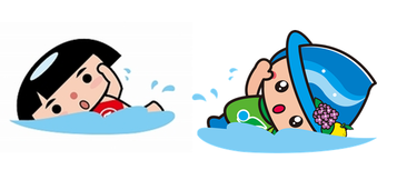 ねんりんピックイラスト 水泳