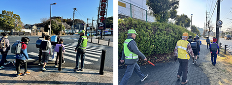 見守り隊の様子 写真