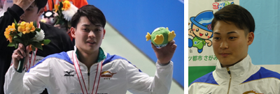 小方颯選手 写真