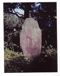 写真:下九沢小泉家の芭蕉句碑