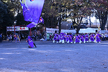 橋本神明神社酉の市にて　ソーラン節（2024年11月撮影）の拡大写真を表示
