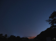 相模川自然の村清流の里からの星空写真(2024年8月撮影)の拡大写真を表示