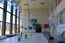 写真:「アートの活動拠点」アートラボはしもと(田中千憲さん)