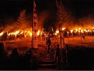 写真:秋葉神社の火祭り(小池久男さん)