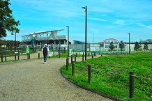 写真:相模原ギオンスタジアムの外周ジョギングコース(廣江幸子さん)