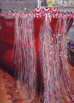 写真:「進水式」