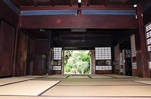 旧中村家住宅主屋（式台の間）の写真