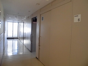 当直時に使用する女性職員専用の当直室の写真