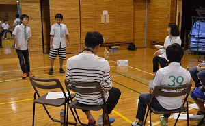 練習している様子