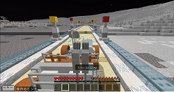 マインクラフトで月面レース