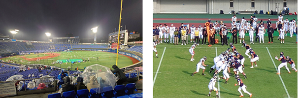 写真:相模原ギオンスタジアムの試合