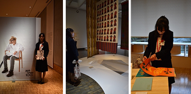 写真:「柚木沙弥郎の100年 創造の軌跡」展の様子