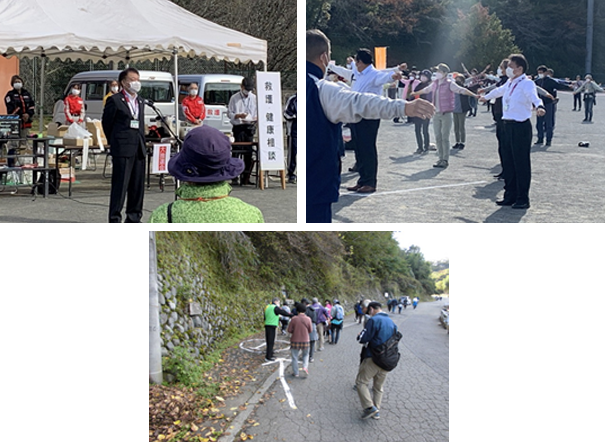 写真:健康フェスタふじの会場の様子