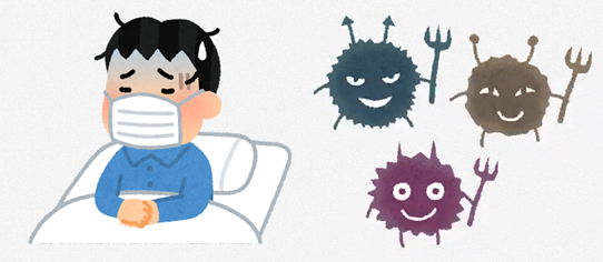 病気のイメージ イラスト