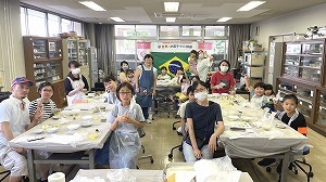 作業の途中　写真