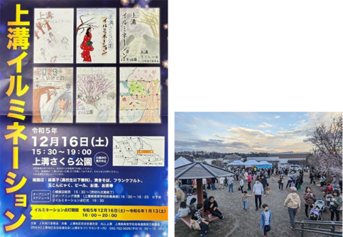 ポスターと会場　写真