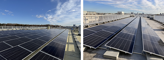 太陽光発電設備の写真