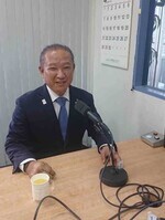 エフエムさがみ・ラジオ市長室収録 写真