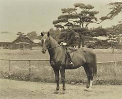 盛岡高等農林時代の高城治平先生（昭和14年8月）　写真