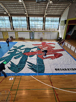 相模の大凧「喜翔」　完成写真