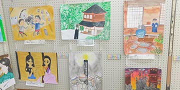 清新公民館まつり　子どもたちの作品　写真