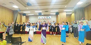 田名文化祭　民舞ステージ　写真