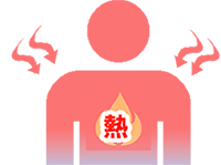 熱中症イメージイラスト