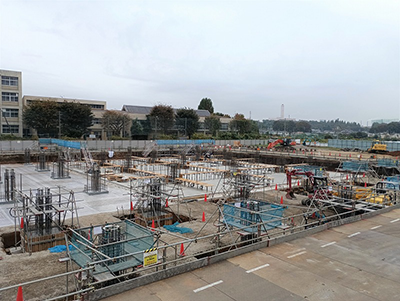 基礎関連工事の状況（10月）の写真