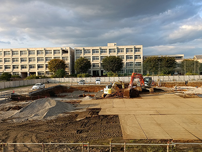 基礎関連工事の状況（9月）の写真