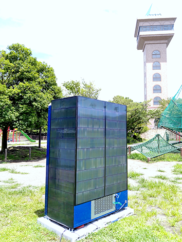 自動販売機(背面)