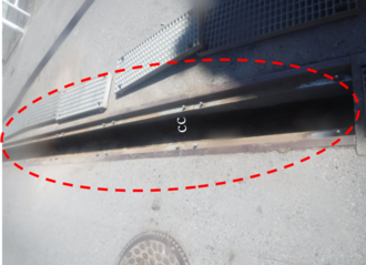 9月事例補修後の道路