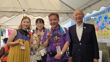 nozomiさんと斉藤実行委員長との写真